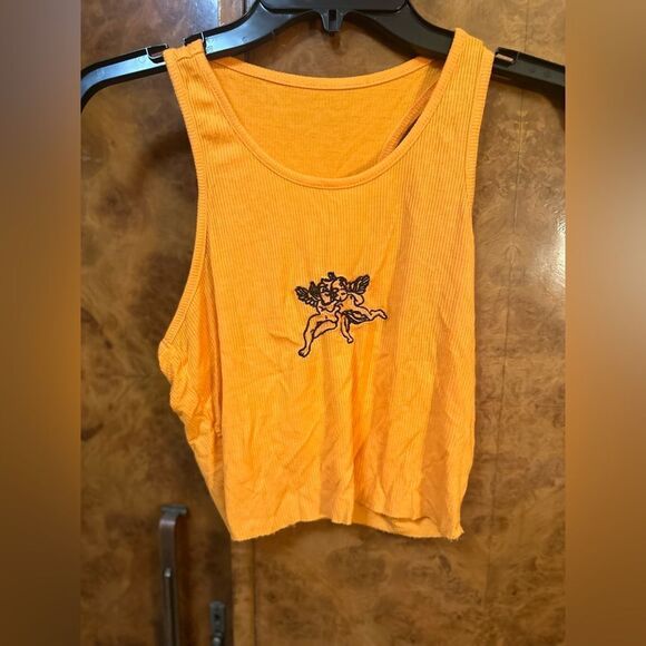 Cherub embroidered crop top - Picture 1 of 5